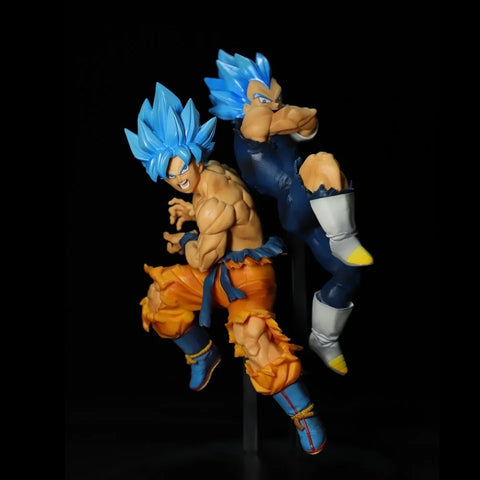 Goku y Vegeta Super Saiyan Blue