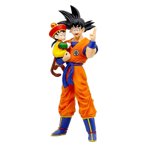 Son Goku con Gohan en brazos
