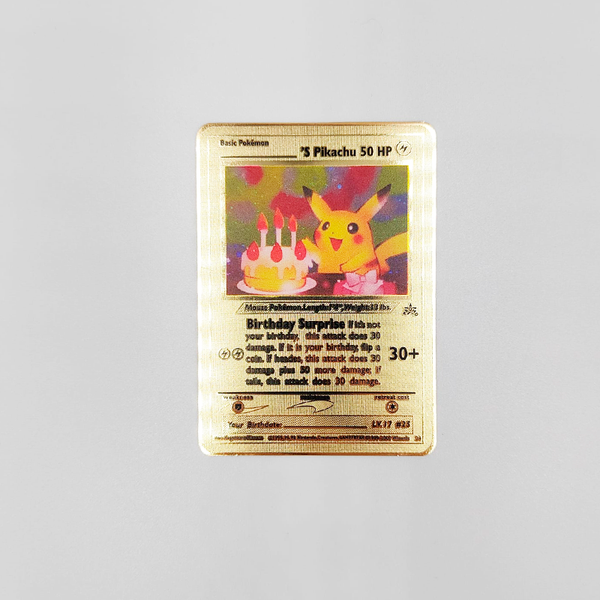 Cartas doradas Pokemon