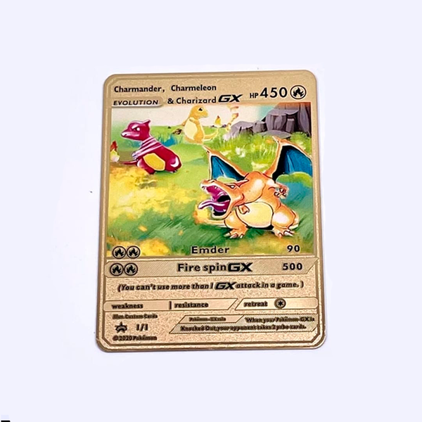 Cartas doradas Pokemon